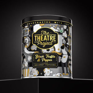 Black Truffle & Pepper Gourmet Popcorn Tin | 42g Pack of 1