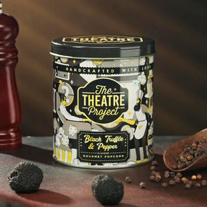 Black Truffle & Pepper Gourmet Popcorn Tin | 42g Pack of 1