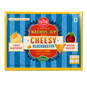 Cheesy Nachos with 2 Dips Combo Box | Pack of 1 x 140g The Theatre Project