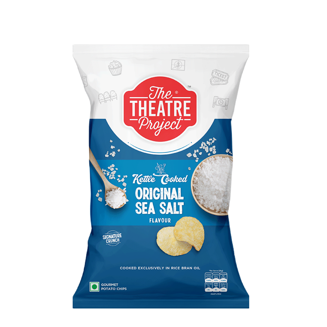 Original Sea Salt Kettle Cooked Chips | 72g Pack of 1