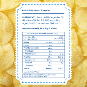 Original Sea Salt Kettle Cooked Chips | Pack of 6 x 93g Pack of 6
