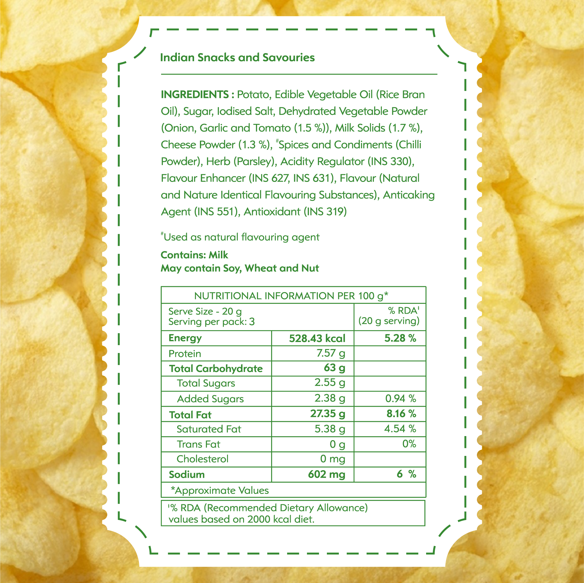 New York Pizza Kettle Cooked Chips | 72g | Rs 60 Pack of 1
