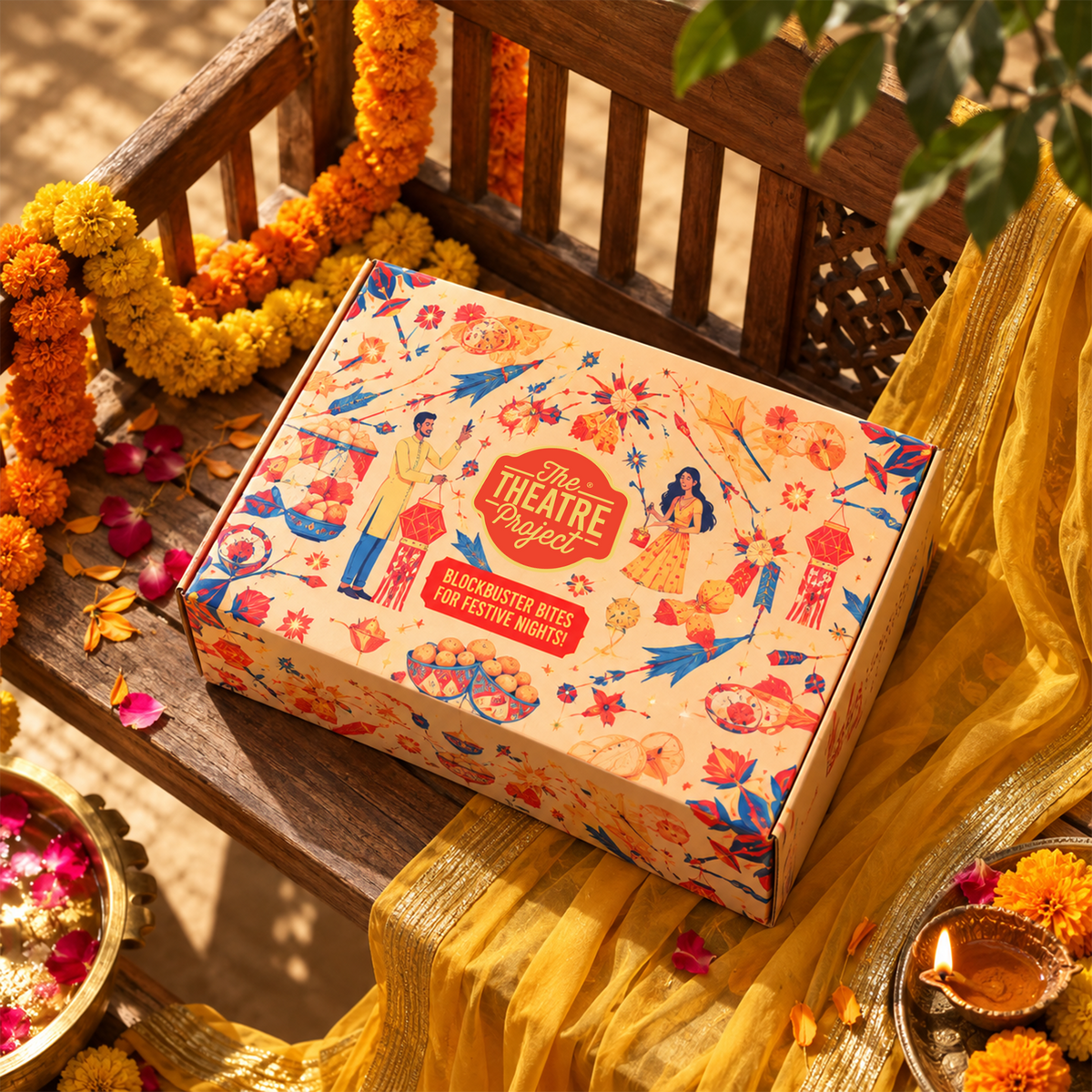 The Theatre Project Blockbuster Diwali Party Box The Theatre Project