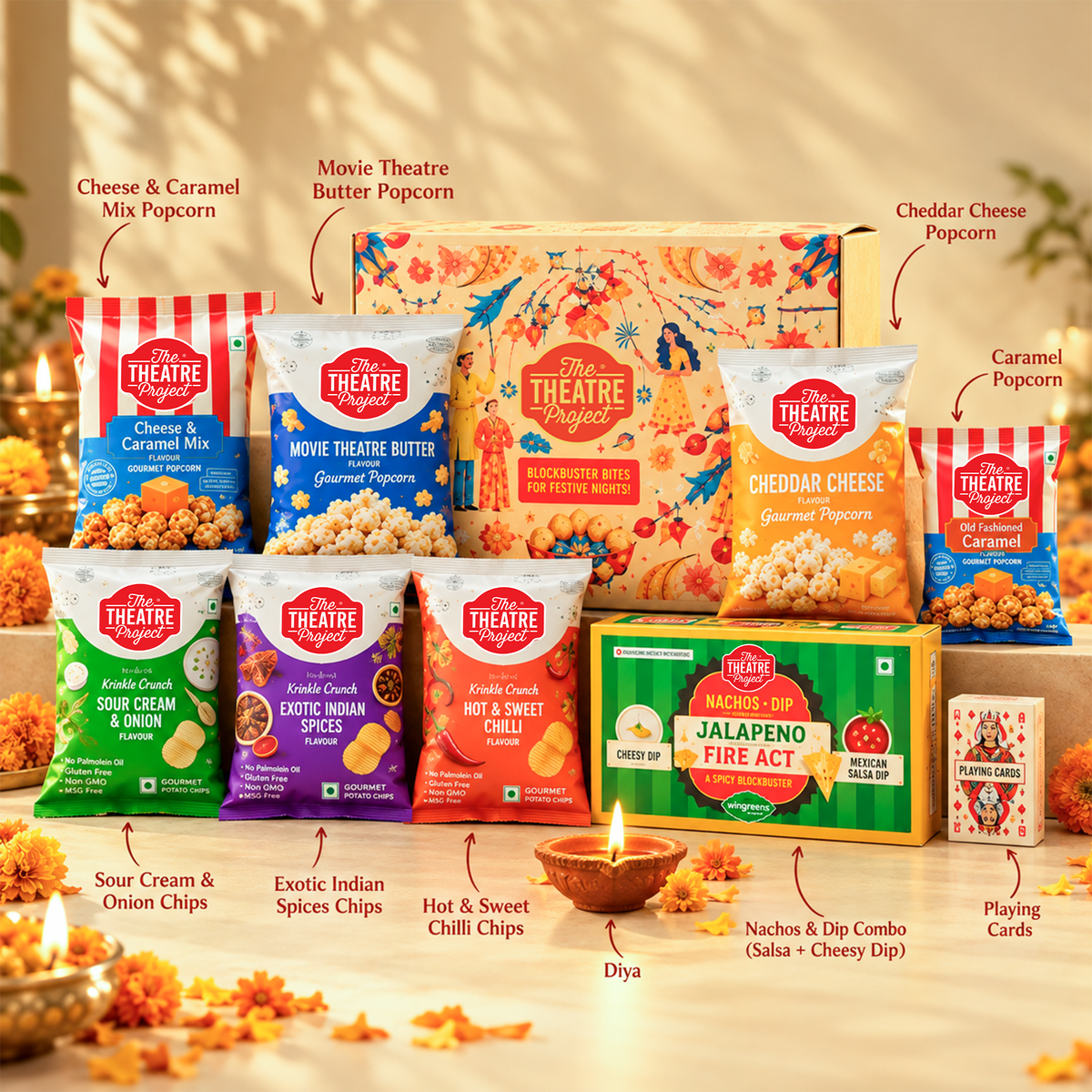 The Theatre Project Blockbuster Diwali Party Box The Theatre Project