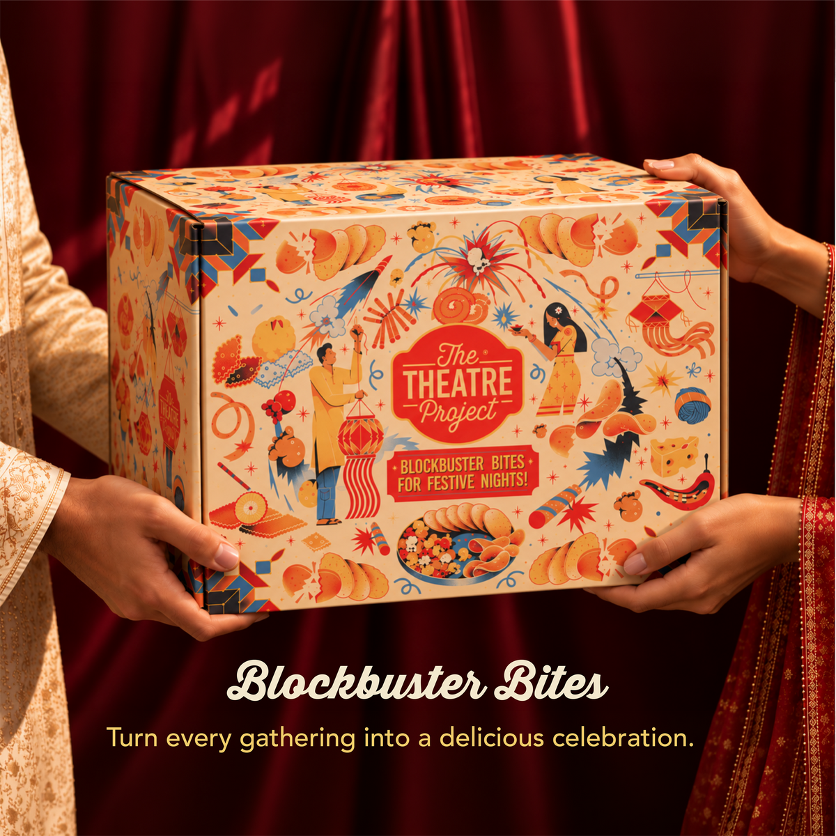 The Theatre Project Blockbuster Diwali Party Box | 390g The Theatre Project