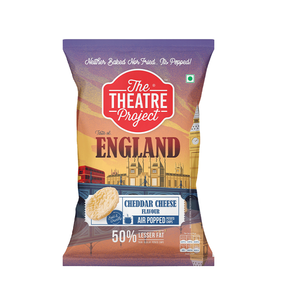Cheddar Cheese Air Popped Chips | 55g Pack of 1