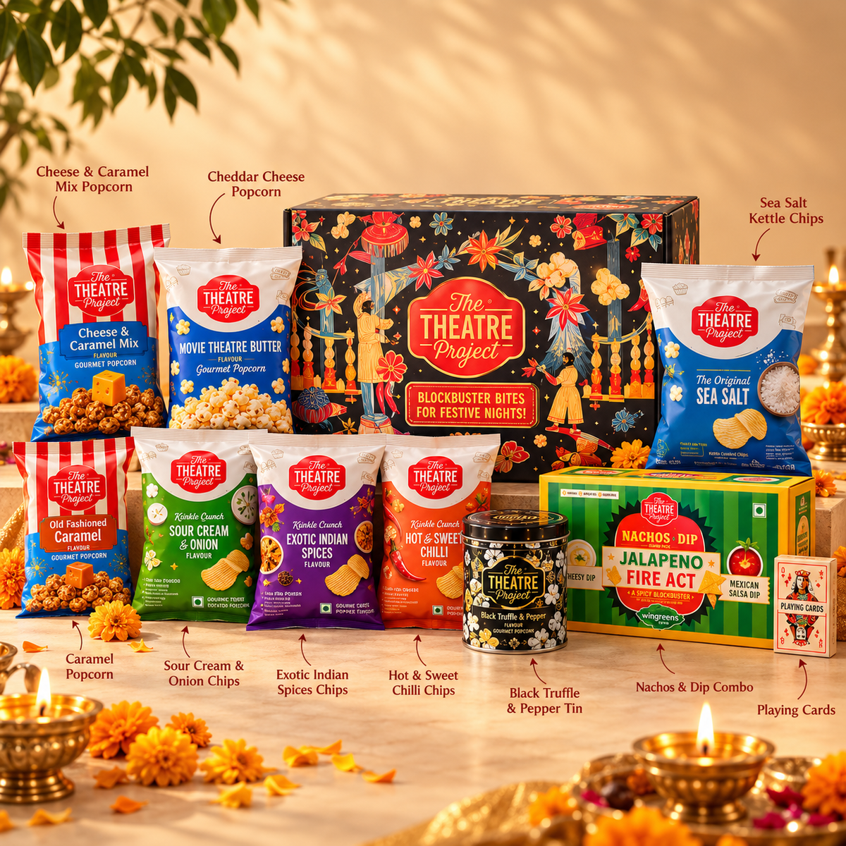 The Theatre Project Blockbuster Diwali Party Box The Theatre Project