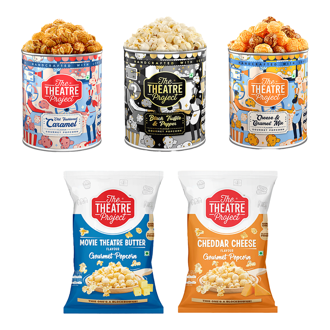 Jain Special Gourmet Popcorn Combo - The Theatre Project
