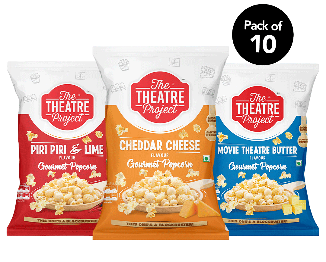 The Popcorn Trilogy | Pack of 10 | 555g Pack of 10