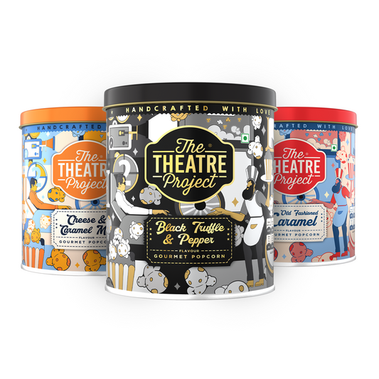 Popcorn 3 Tin Combos - for Movie Nights