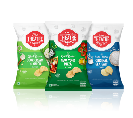 LIGHTER SIDE Potato Chips Box (Sour Cream & Onion/ Original Sea Salt/New York Pizza)